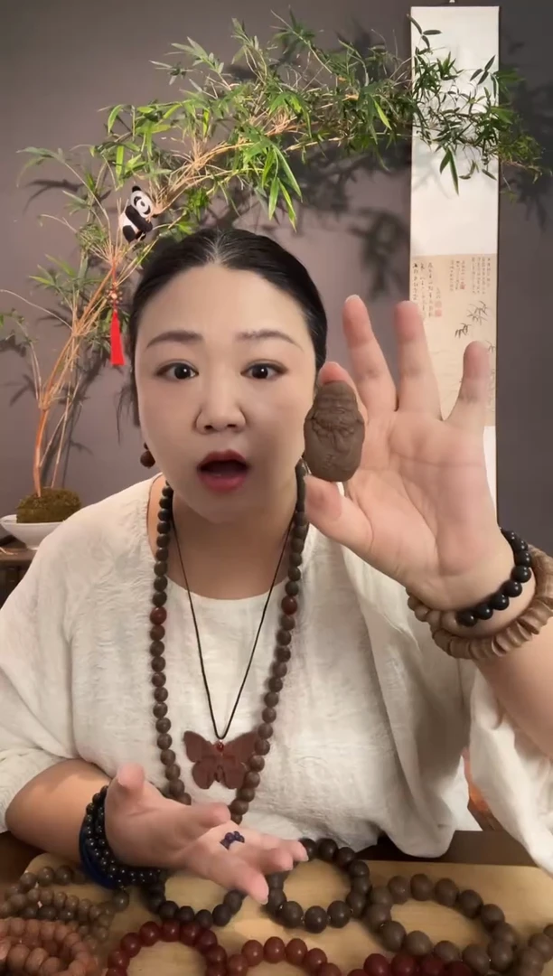 泥塑雍正避暑达摩（不带绳）