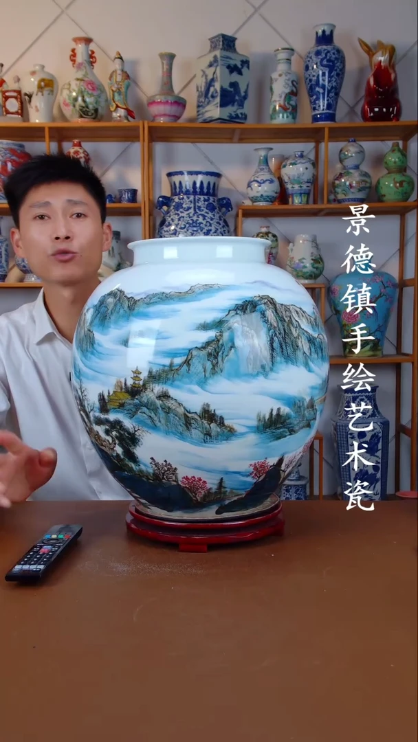 现代景德镇手工手绘陶瓷摆件66