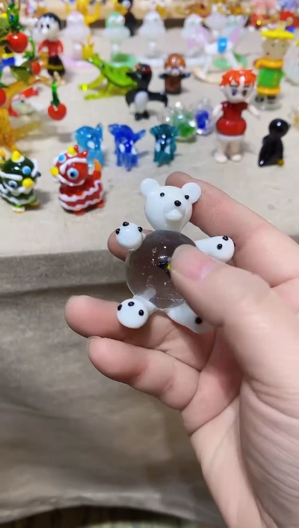【闪购商品】琉璃手工艺品小白熊