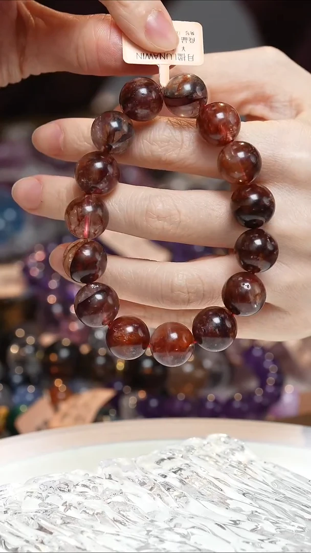 未镶嵌手串水晶红胶花手串·DD0025NOV041L346