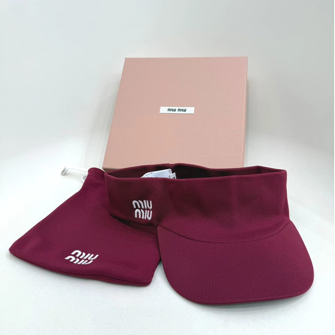 未使用 MIU MIU/缪缪 棉质软款遮阳帽圈