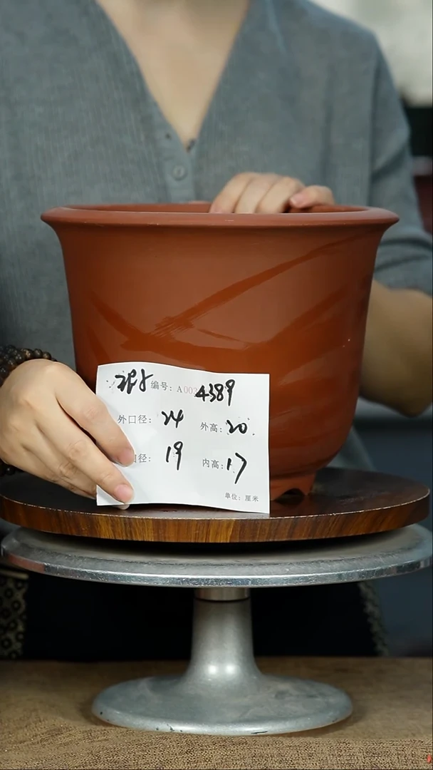 紫砂花盆4389 xia  紫砂花盆紫砂