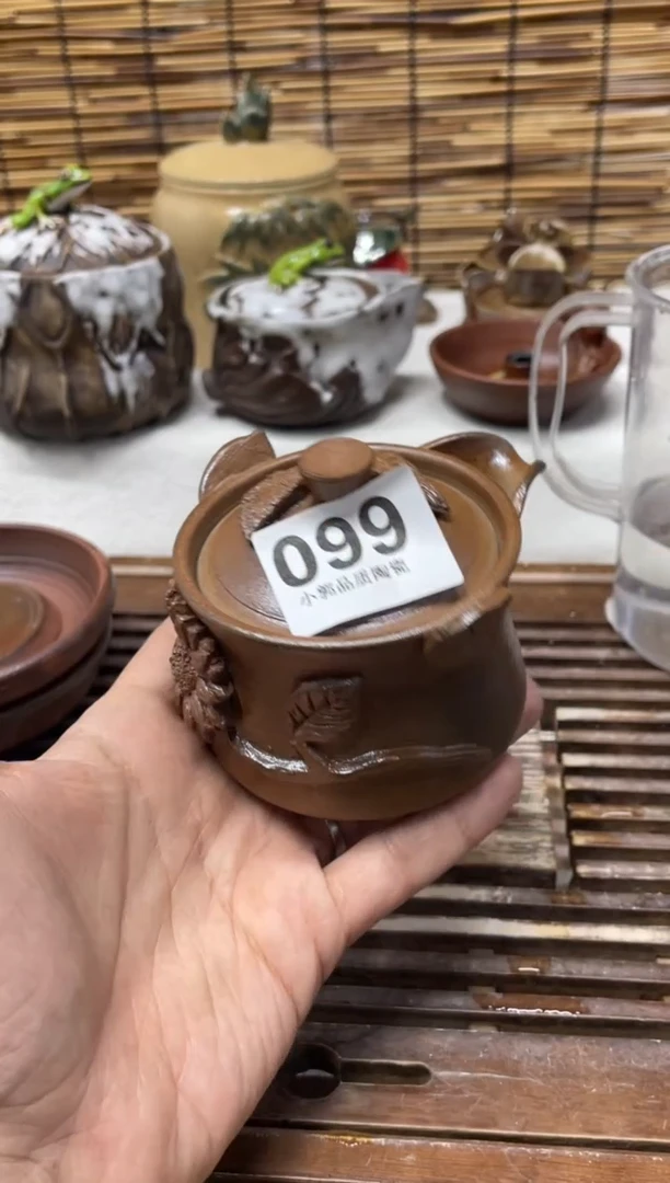 【闪购商品】杯099精美粗陶手工柴烧