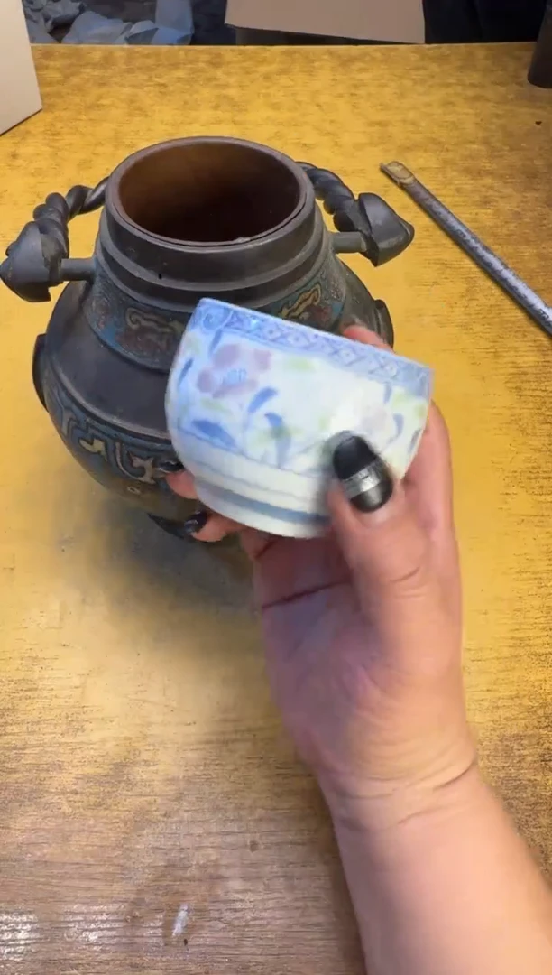 瓷器瓷器瑕疵破破169