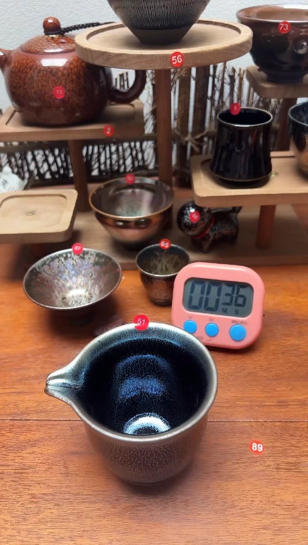 茶盏八*51号建盏工匠茶器