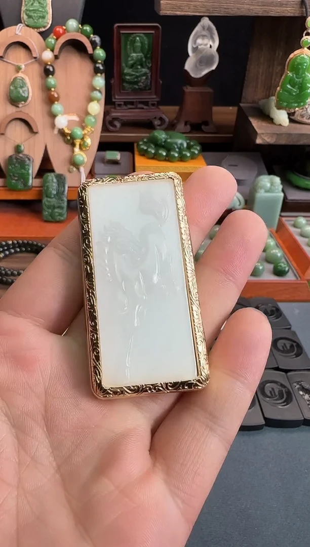 【闪购商品】和田玉吊坠未镶嵌1