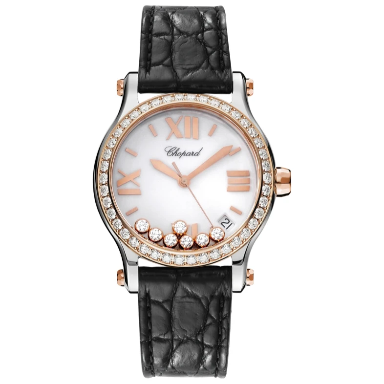 99新 Chopard/萧邦 HAPPY DIAMONDS系列278475后钻腕表/WHP037070