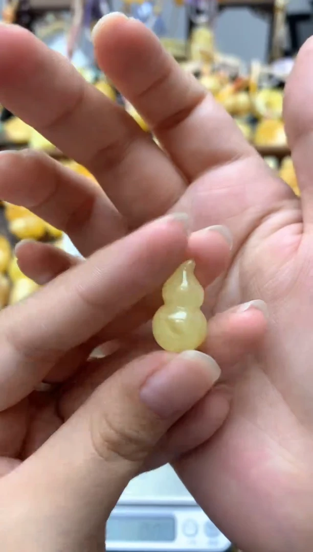 未镶嵌琥珀珠宝奇石088琥珀蜜蜡花粉有纹小坑介意勿拍