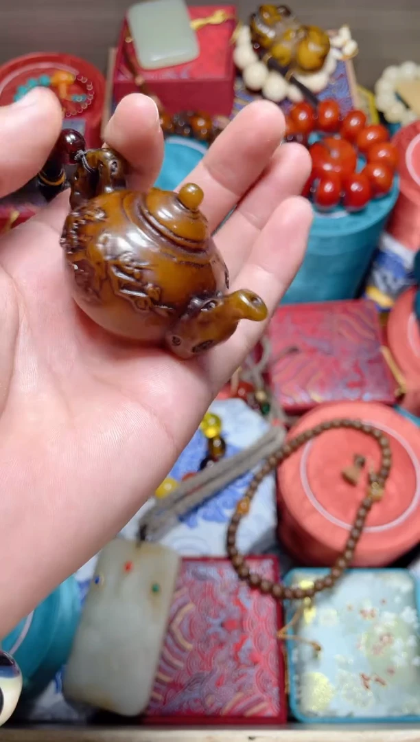 未镶嵌蜜蜡手链点击链接下单即可