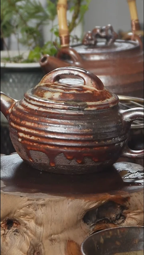 紫砂全手工汉瓦壶