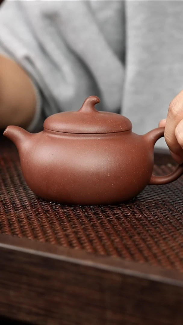 茶壶紫砂1-1矮茄段