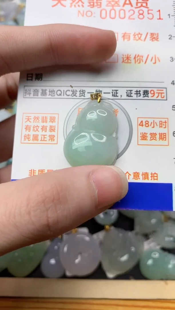 【闪购商品】翡翠颈饰18K金镶嵌5.............