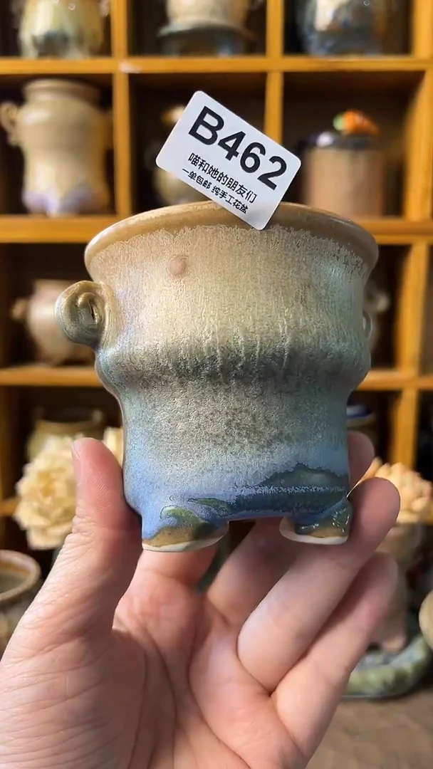 冬****花微瑕462【喵喵推荐手工盆】