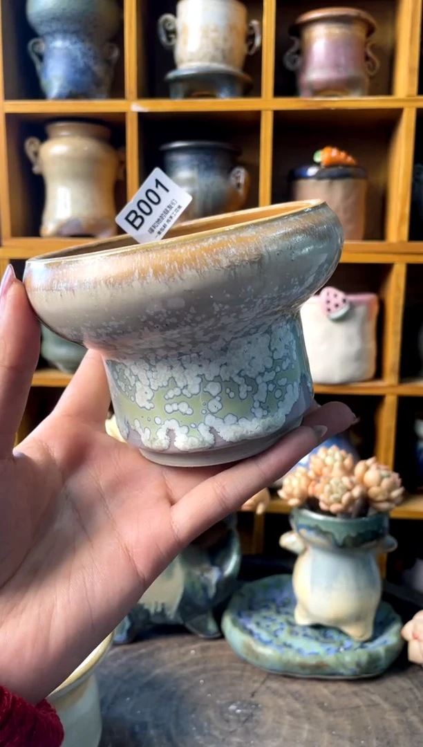 001内口9【多肉花盆多肉盆】