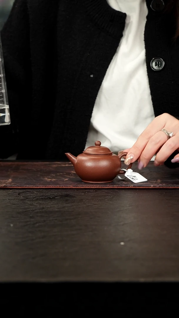 茶壶紫砂底槽青小水平60cc