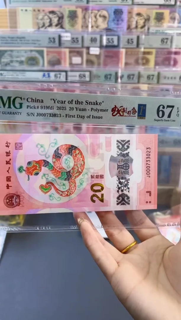 【闪购商品】塑料蛇副司令首日标 PMG67分尾023