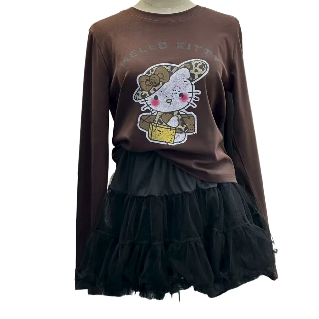 猪猪头家豹纹KT休闲T