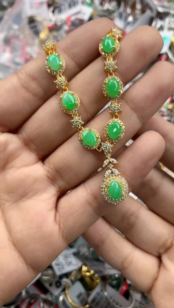 银S925镶嵌戒指翡翠131313----10