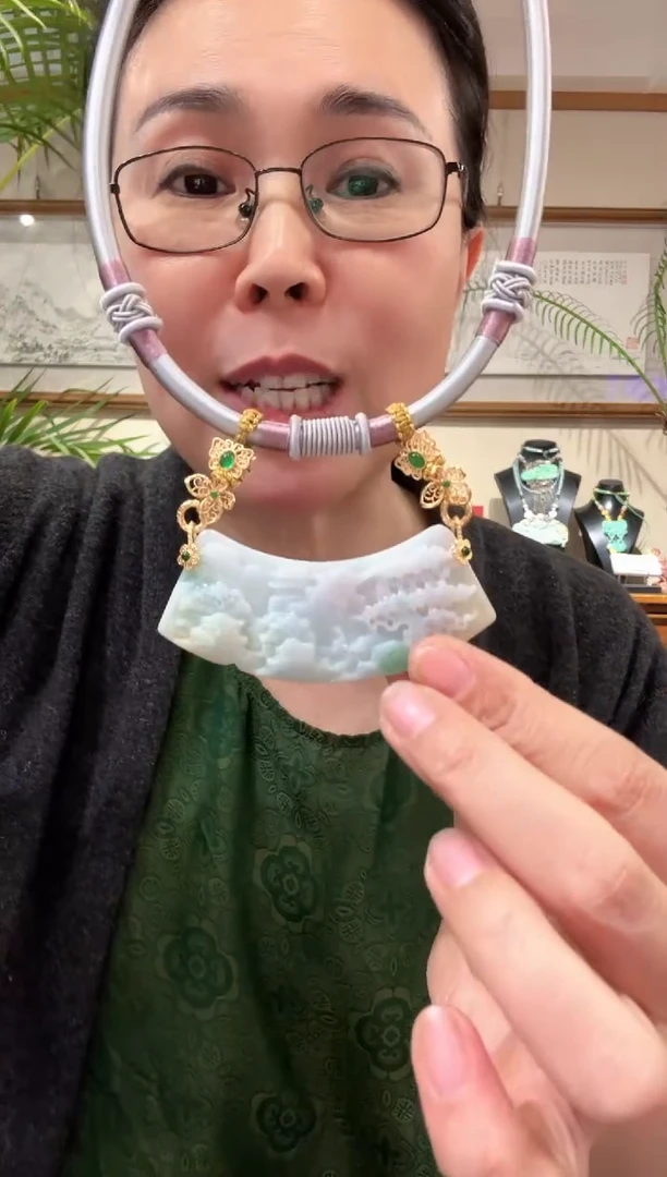 【闪购商品】翡翠颈饰未镶嵌国风