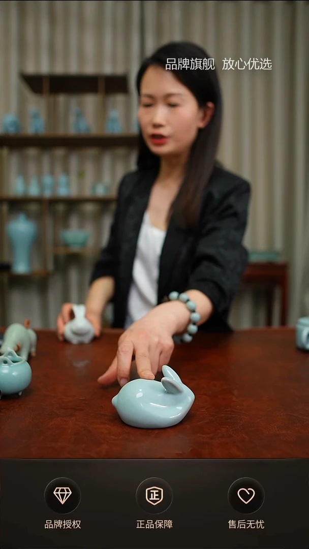 一级天青兔子茶宠