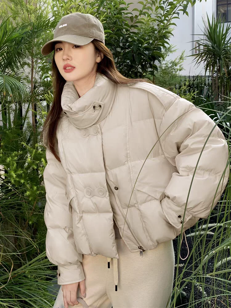 【董老板专属】25新款立领休闲时尚短款蓬松保暖羽绒服-8801