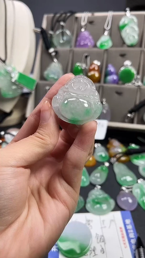 颈饰未镶嵌翡翠  所见即所得 一图一物