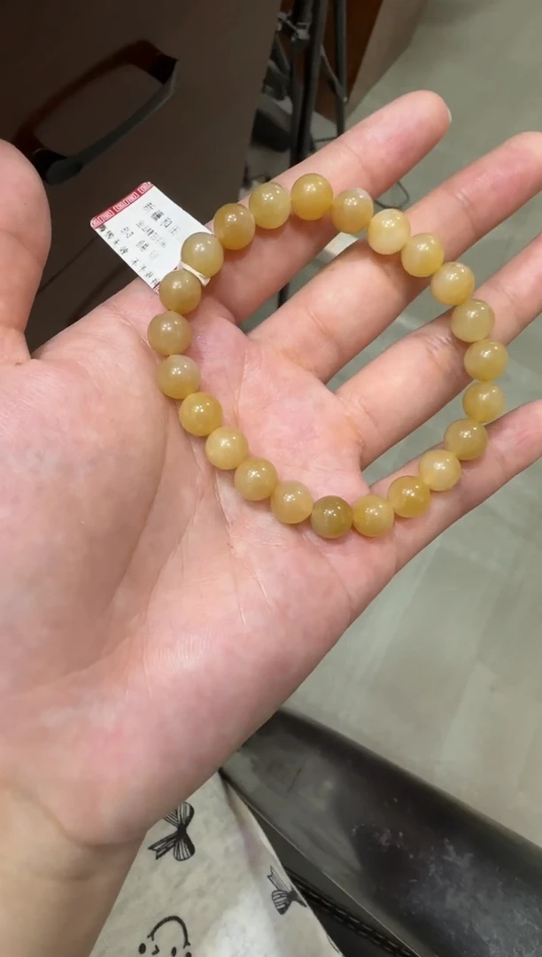 未镶嵌手串和田玉金山糖白手串（产地直发）