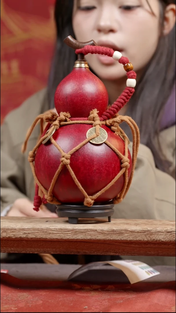 456号大漆真葫芦装热水装酒