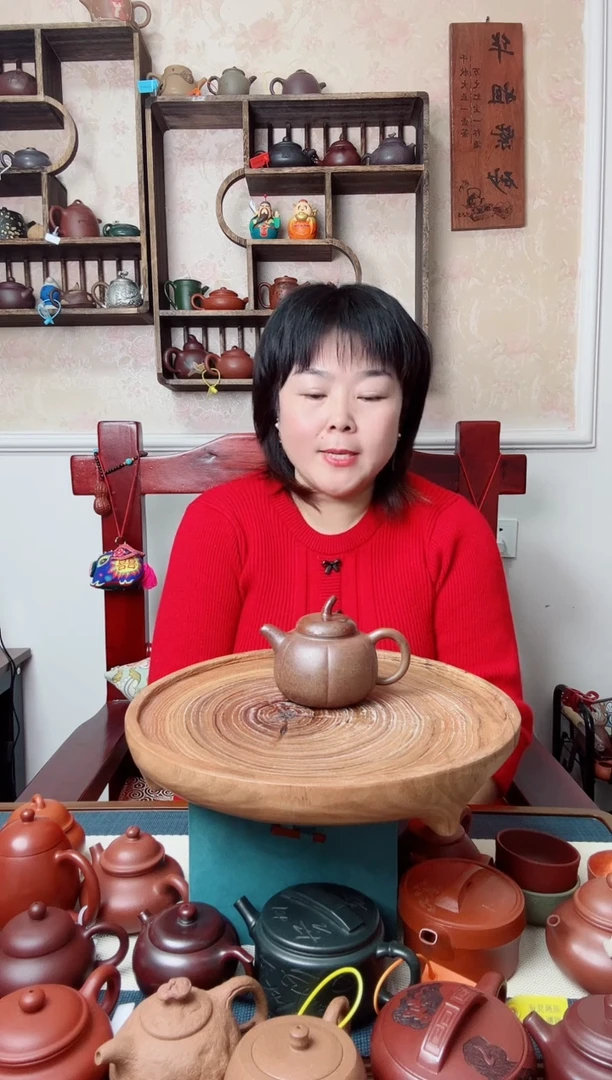 茶壶紫砂南瓜 柴烧220CC