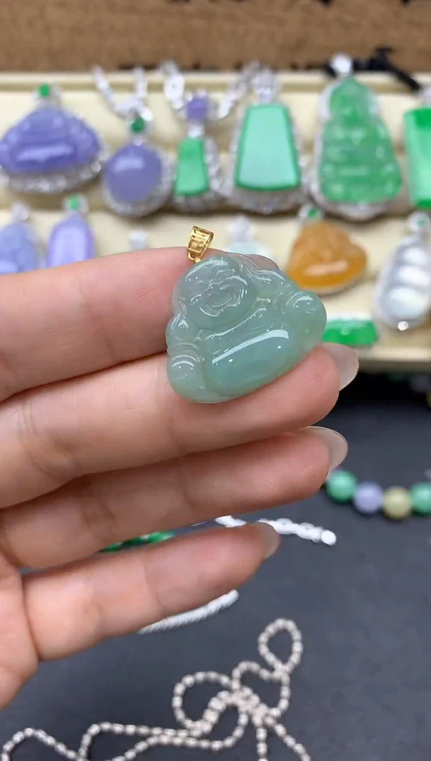 【闪购商品】翡翠颈饰18K金镶嵌170-中国好珍宝