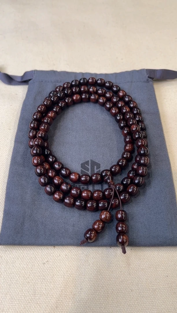 黄花梨/降香黄檀手串/手链黄花梨  8x8x108