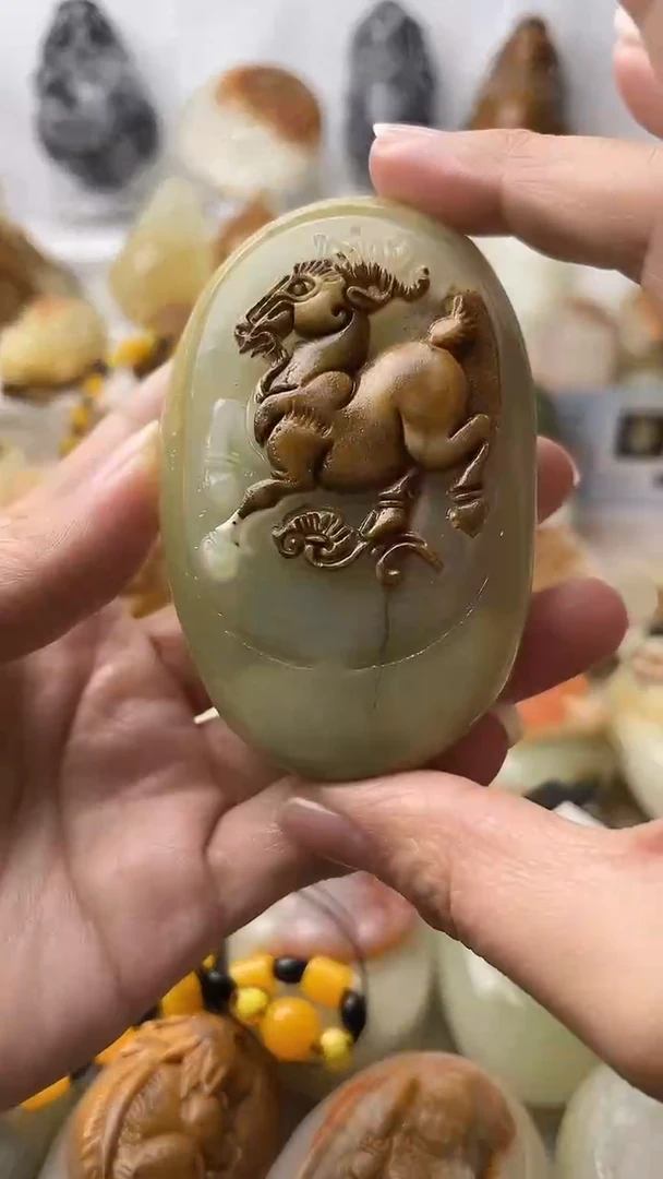 石材古青石棉纹正常不退换羊