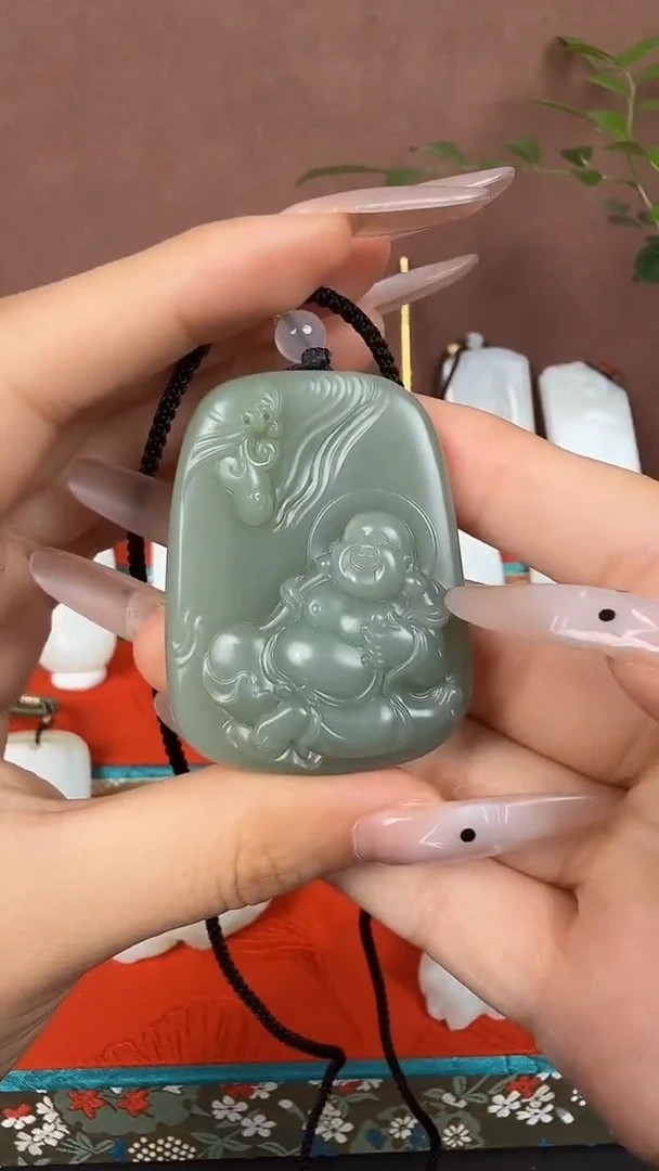 和田玉未镶嵌挂件和田玉