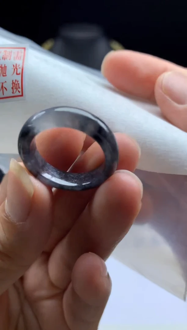 未镶嵌定制翡翠毛货需精细抛光戒圈18 #