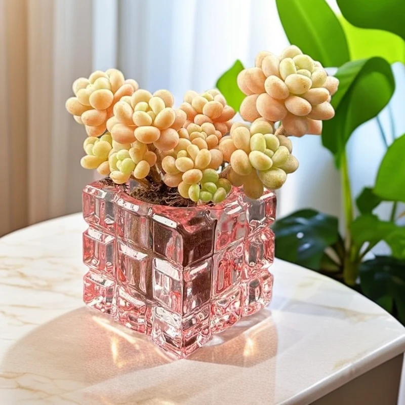 无土粉气球1颗(含粉晶花器