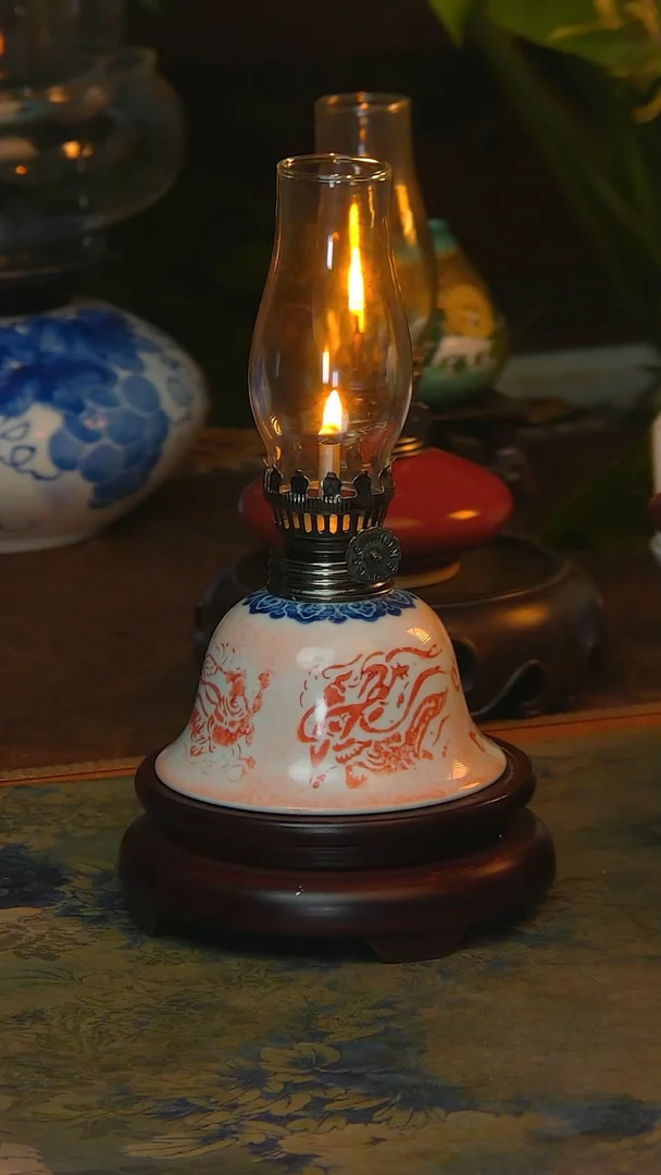 【闪购商品】景德镇陶瓷手工灯摆件