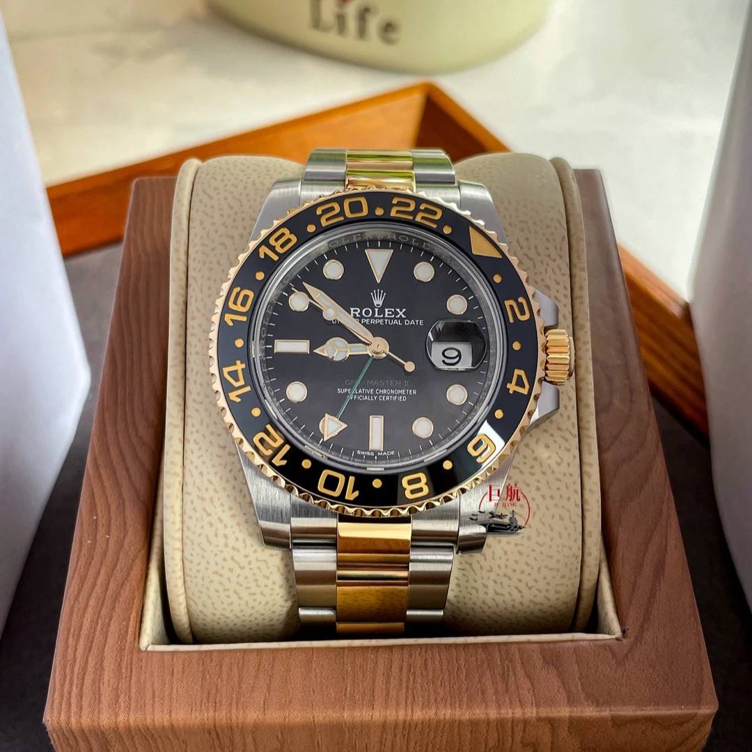 99新 Rolex/劳力士 格林尼治型 II m116713ln-0001 40mm 13年全套