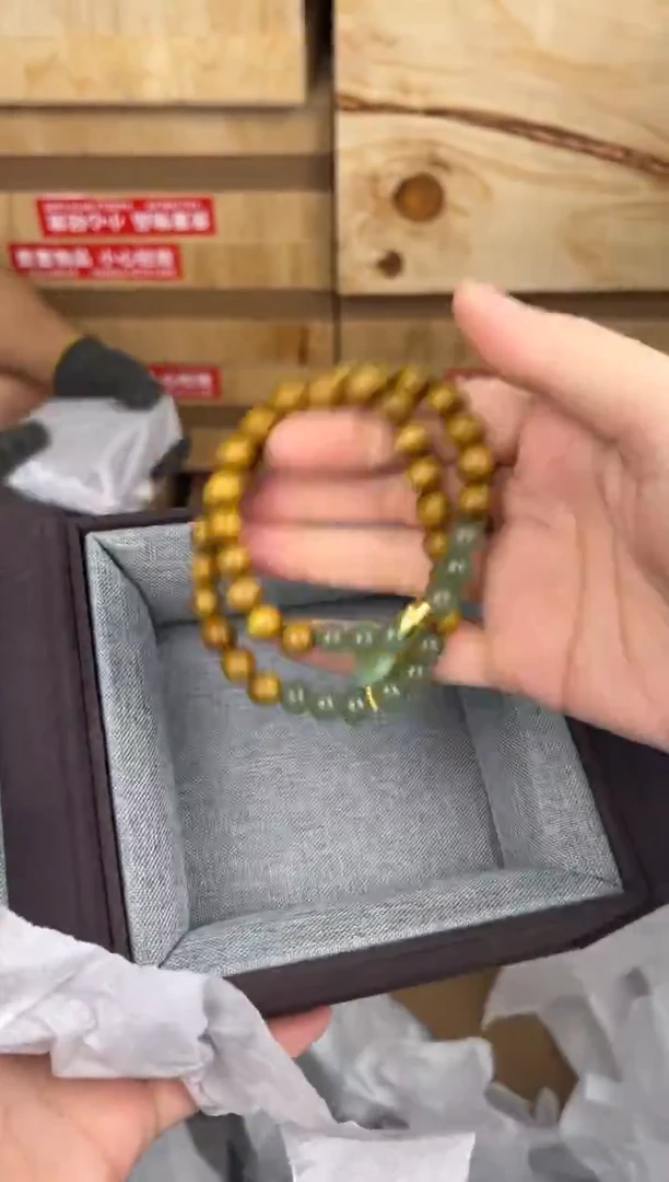 品茗文玩阁奶香木双圈链接@@ys953