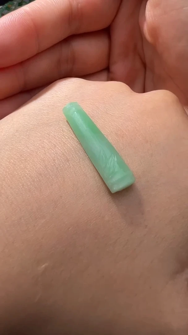 未镶嵌定制翡翠绿竹节