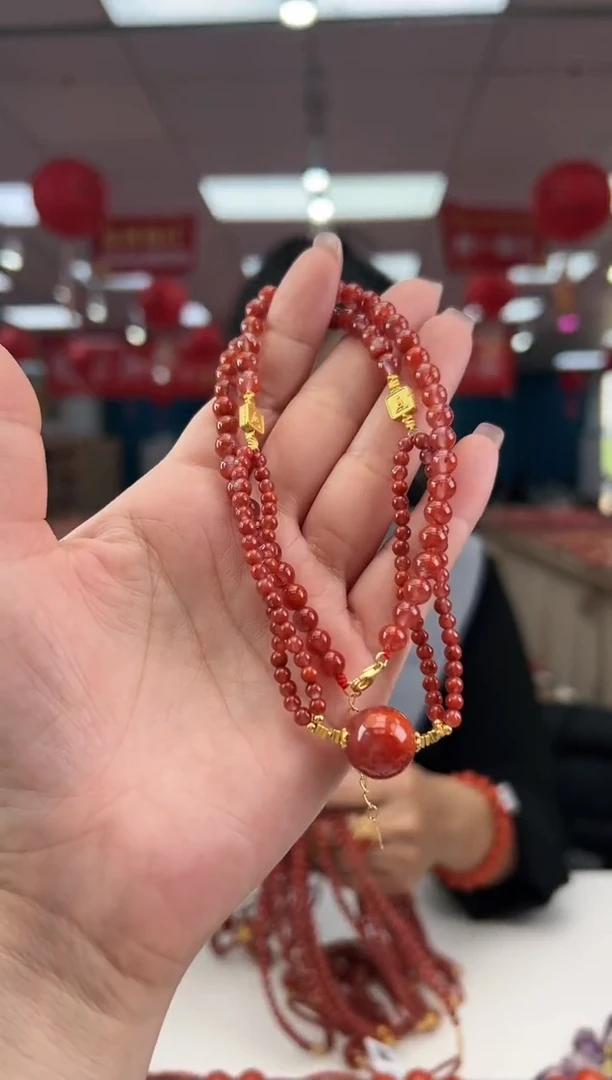 【闪购商品】南红玛瑙珠串未镶嵌多样发其一/