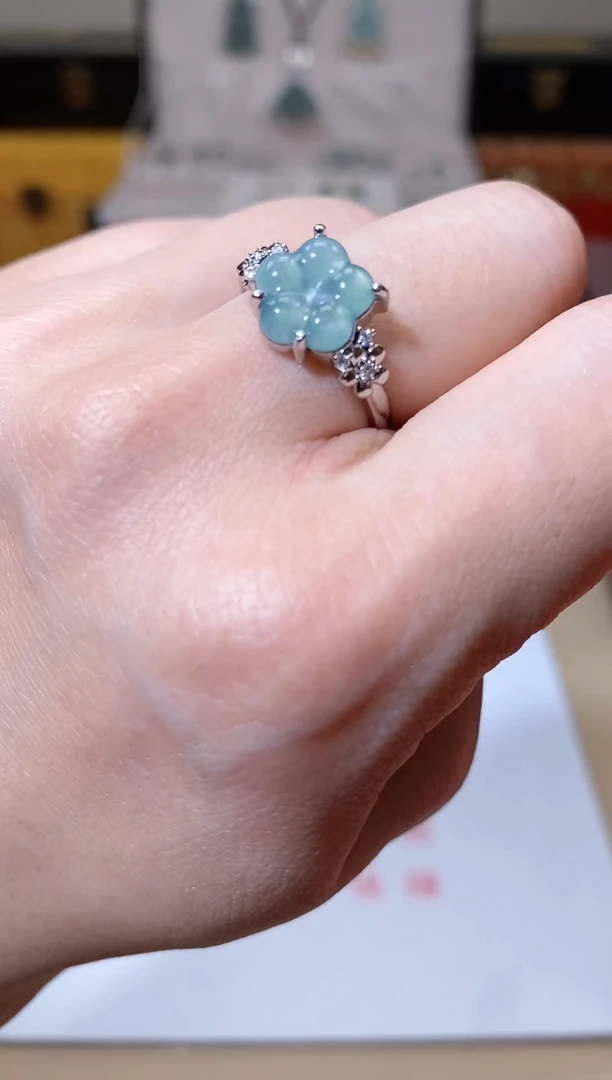 【闪购商品】翡翠戒指未镶嵌天然A货翡翠