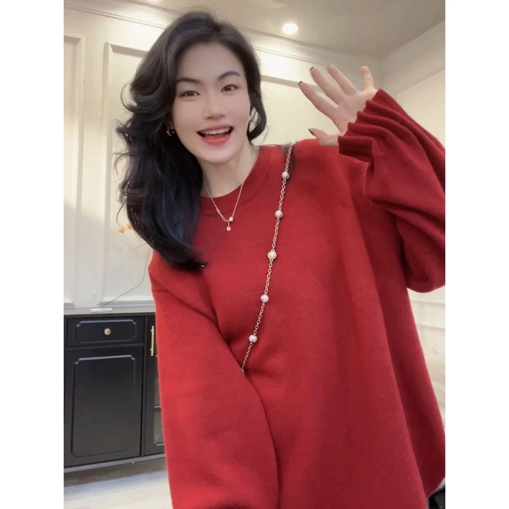 衣长74cm【发财红】欧洲站新款极简风宽松遮pp气质外套LY