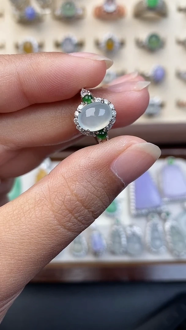 银S925镶嵌定制翡翠786968798