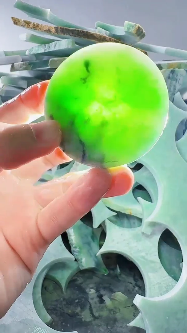 裸石翡翠缅甸翡翠A货文2324