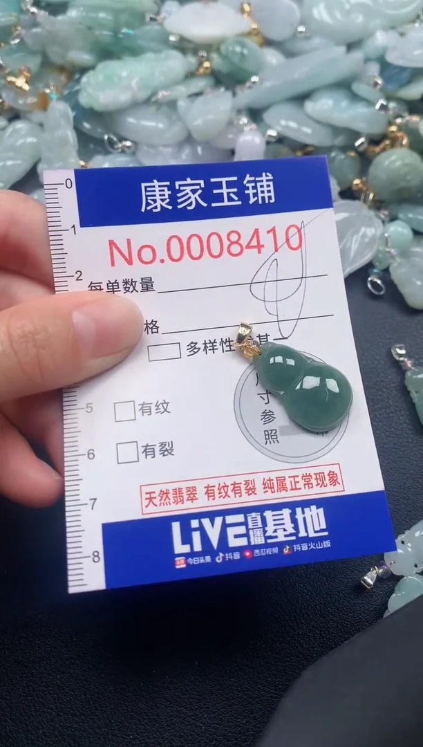 颈饰未镶嵌翡翠8410