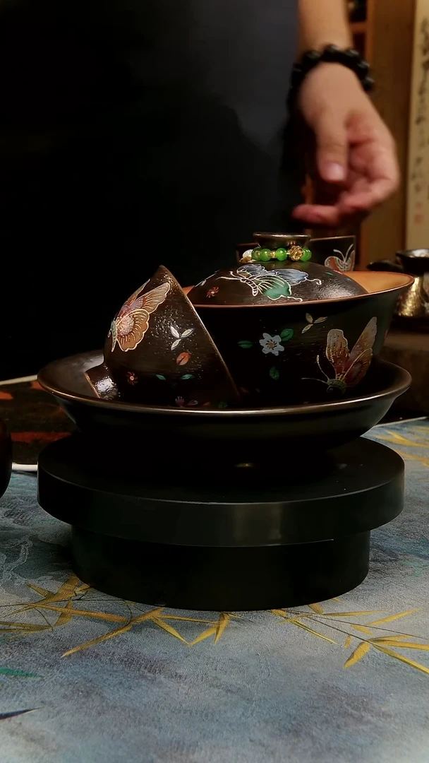 亘古茶具福利分享@盖碗壶承杯