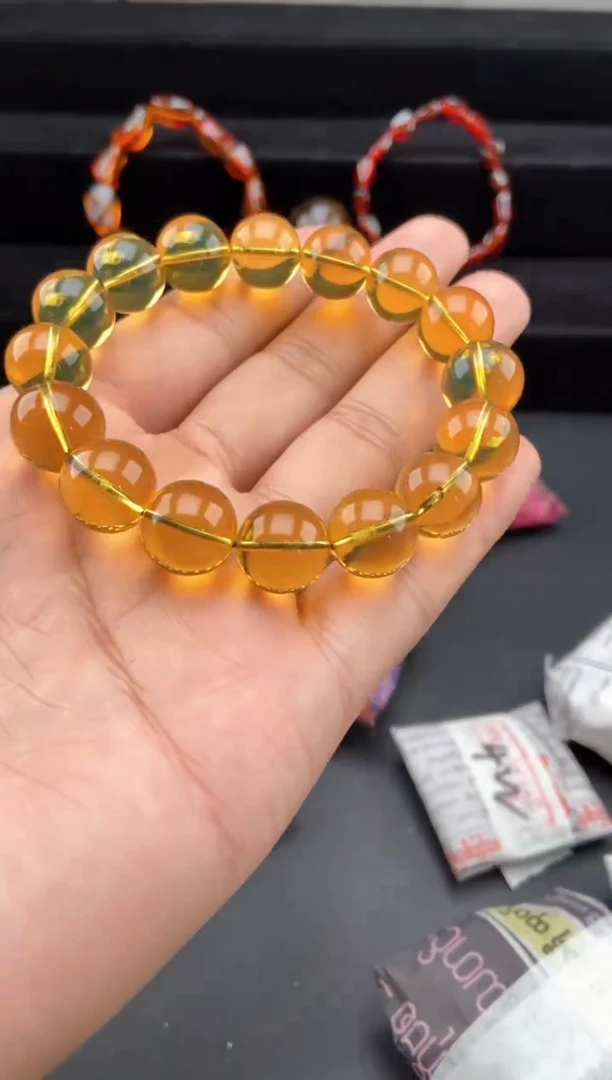 手链琥珀未镶嵌蓝珀手串