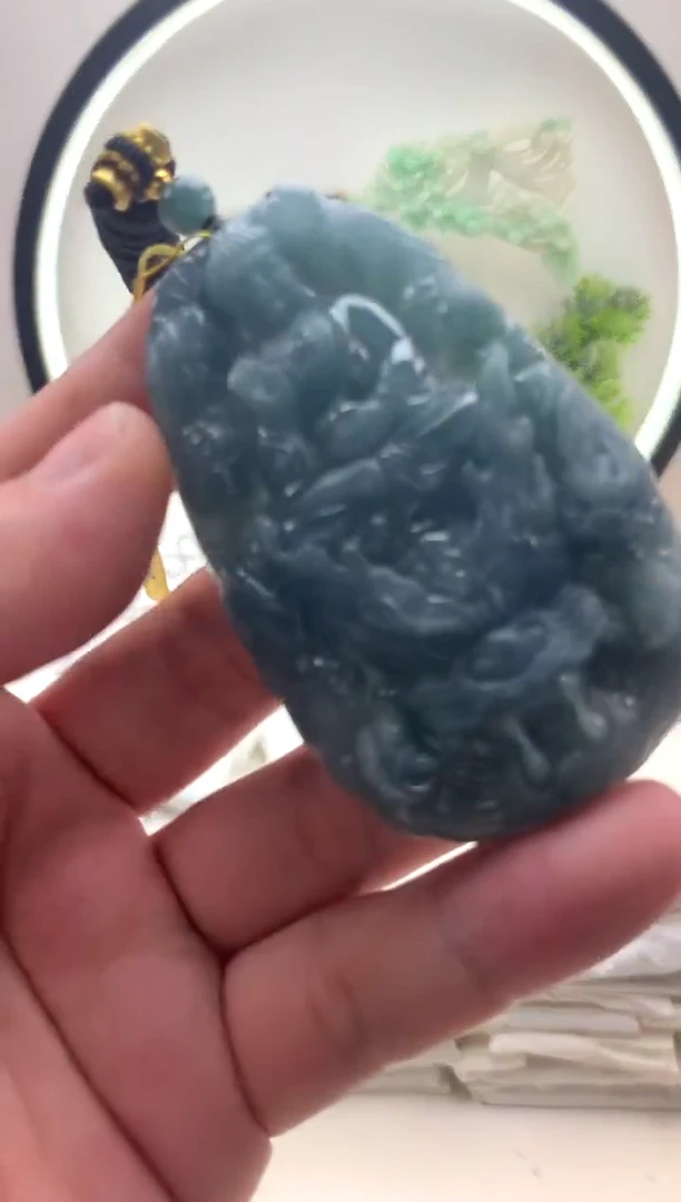 颈饰未镶嵌翡翠阿弥陀佛