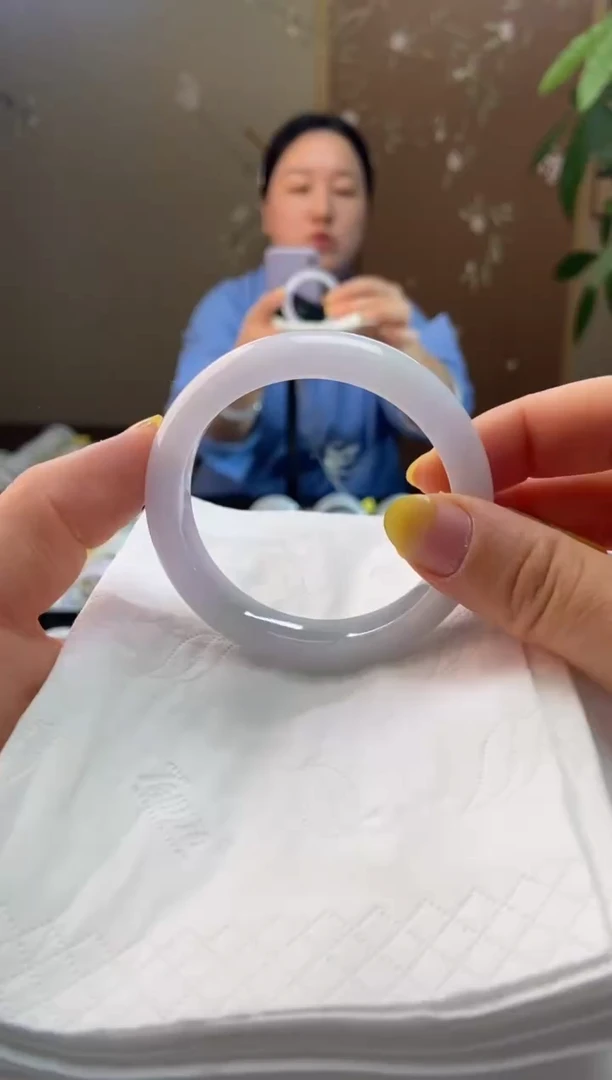 未镶嵌手镯翡翠55圈口d