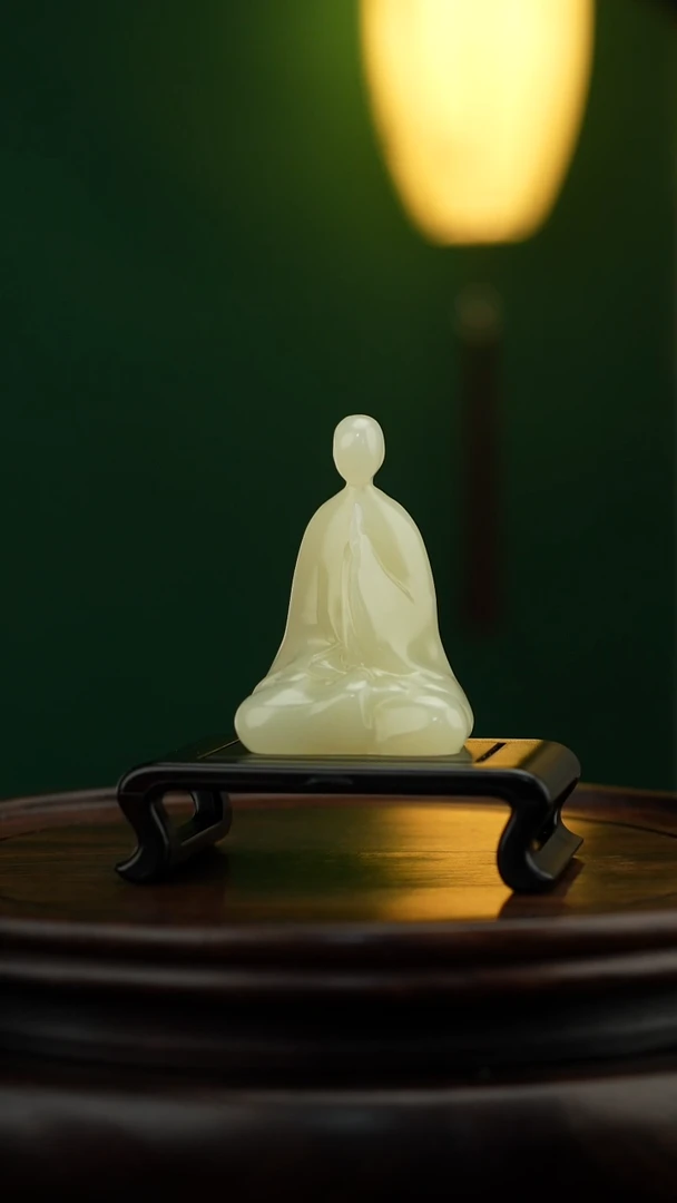 玉【无相佛】天然玉石摆件